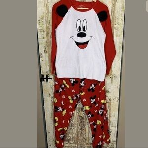 Disney Mickey Unisex kids pajamas size 12/14